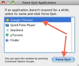 force quit mac