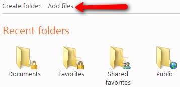 Add files for uploading