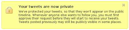 Twitter is now private