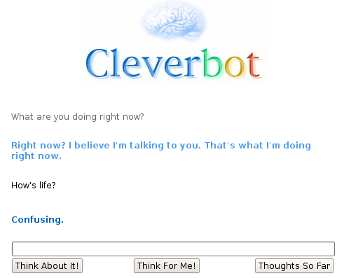 Talking to Cleverbot