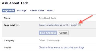 facebook-create-a-web-page-address-for-this-page