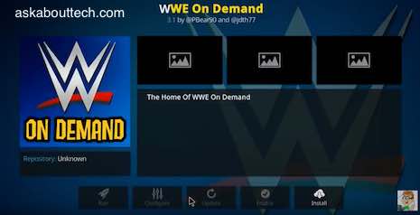 Watch WWE Network on Kodi