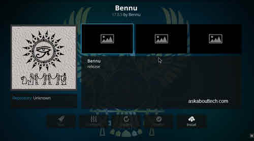 How to Install Bennu addon on Kodi 17.3