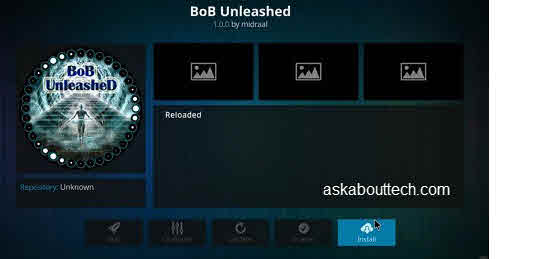 How to install BoB Unleashed on Kodi 17.3