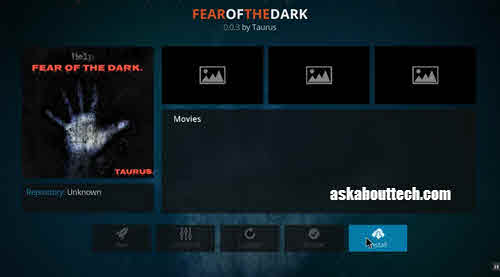 How to Install Fear of the Dark for Kodi 17.3