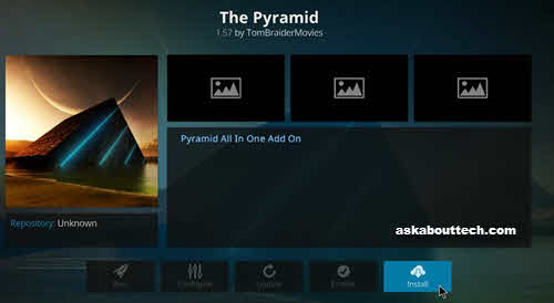 How to Install The Pyramid Addon for Kodi 17.4