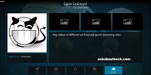 How to Install SprotsDevil Kodi 17.3