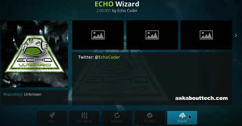 Delete Kodi and Start Again with Echo Wizard