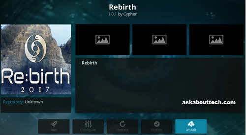 How to Install Rebirth Addon for Kodi